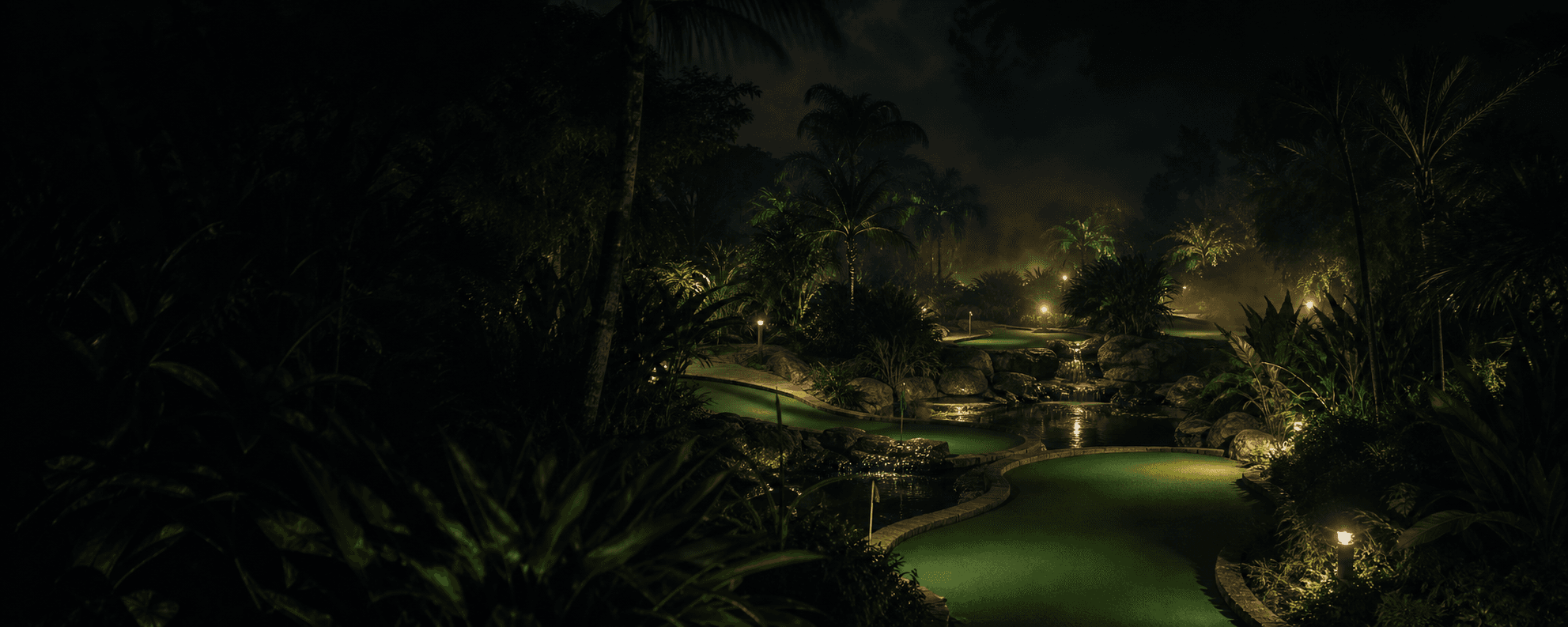 Green Turf Mini-Golf